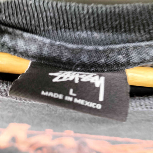 ステューシー Stussy メキシコ製 総柄両面プリントS/Sカットソー スカル ロゴ メンズ JPN:L