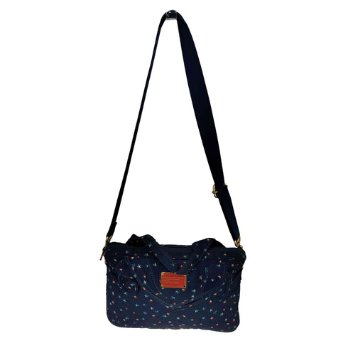 マークバイマークジェイコブス Marc by Marc Jacobs ロゴプレート 総柄 ステッチ 2WAY マザーズバッグ レディース