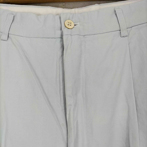 コムデギャルソンオム COMME des GARCONS HOMME 80~90S 2タックホワイトコットンスラックスパンツ メンズ M