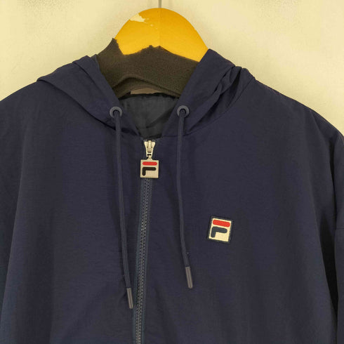 フィラ FILA トリコカラー ナイロンアノラックパーカー メンズ L