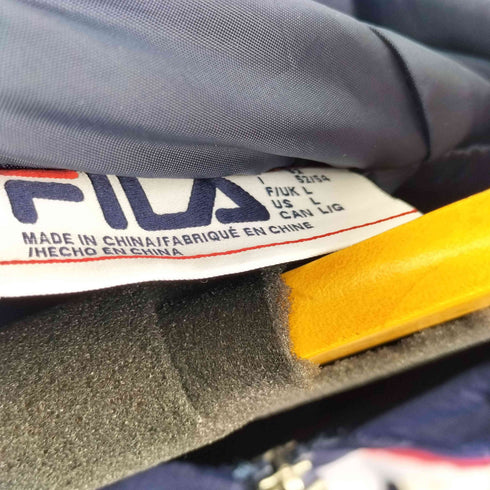 フィラ FILA トリコカラー ナイロンアノラックパーカー メンズ L
