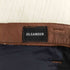 ジルサンダー JIL SANDER イタリア製 ボタンフライ ストレート レザーパンツ メンズ 48