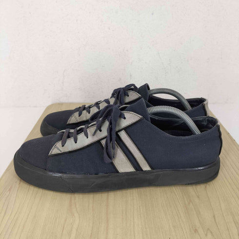 ヘルムートラング HELMUT LANG 90S 本人期 レザー×キャンバス ローカットスニーカー MADE IN ITALY メンズ UK:9