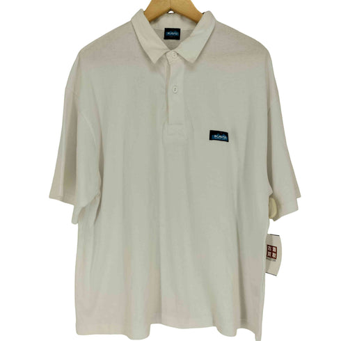 カブー KAVU ロゴパッチコットンポロシャツ メンズ JPN:M