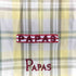 パパス papas ロゴ刺繍 チェックシャツ メンズ import:M