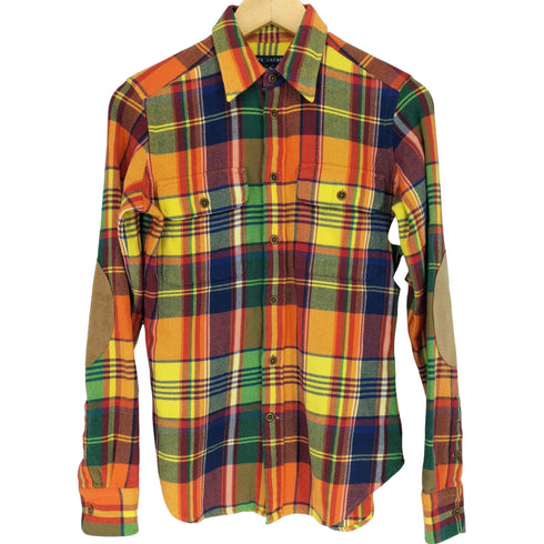 ラルフローレン RALPH LAUREN エルボーパッチネルシャツ メンズ 160