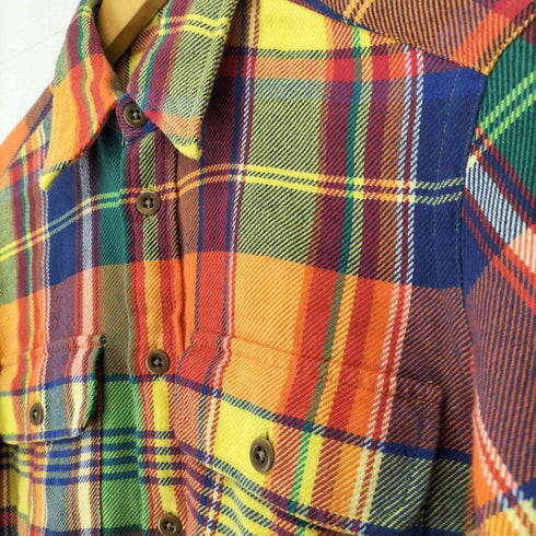 ラルフローレン RALPH LAUREN エルボーパッチネルシャツ メンズ 160