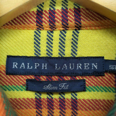 ラルフローレン RALPH LAUREN エルボーパッチネルシャツ メンズ 160