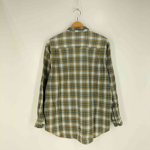 パパス papas ロゴパッチ チェックシャツ メンズ import:M