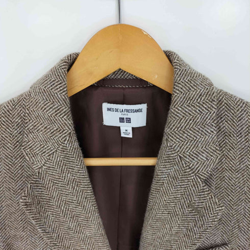 ユニクロイネスドラフレサンジュ UNIQLO INES DE LA FRESSANGE ツイードジャケット レディース JPN:M