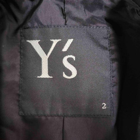 ワイズ Ys 袖変形デザイン ギャバジン 2B テーラードジャケット メンズ JPN:2