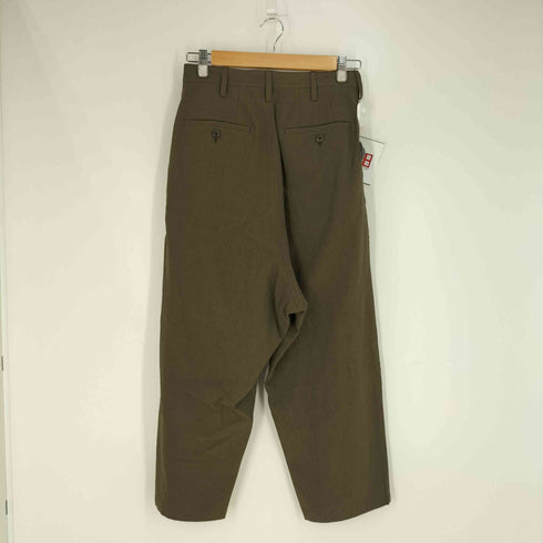 ワイズ Ys COTTON FLAX POPLIN DOUBLE TUCK TAPERED PANTS コットン フラックス ポプリン ダブルタック テーパードパンツ レディース JPN:1