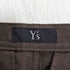 ワイズ Ys COTTON FLAX POPLIN DOUBLE TUCK TAPERED PANTS コットン フラックス ポプリン ダブルタック テーパードパンツ レディース JPN:1