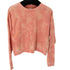 エックスガール X-girl BLEACHED SWEAT TOP ブリーチ加工クロップドスウェットプルオーバー レディース JPN:1