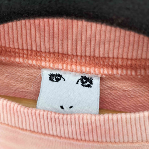 エックスガール X-girl BLEACHED SWEAT TOP ブリーチ加工クロップドスウェットプルオーバー レディース JPN:1