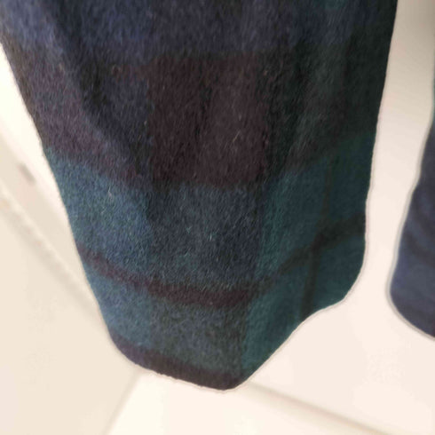 ユニクロジェイダブリューアンダーソン UNIQLO JW ANDERSON ナイロン混 チェックウールピーコート メンズ JPN:S