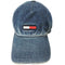 トミージーンズ tommy jeans フロントロゴ 6パネルデニムキャップ メンズ