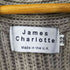 JAMES CHARLOTTE イギリス製 ウール くるみボタン ニットカーディガン レディース DE:32