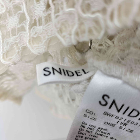 スナイデル snidel レースボウタイブラウス レディース ONE SIZE