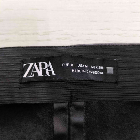 ザラ ZARA Faux Leather Leggings フェイクレザーパンツ レギンス レディース M