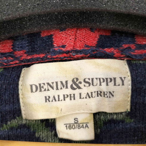 デニムアンドサプライ ラルフローレン DENIM & SUPPLY RALPH LAUREN ネイティヴ ショールカラー コットンカーディガン レディース JPN:S