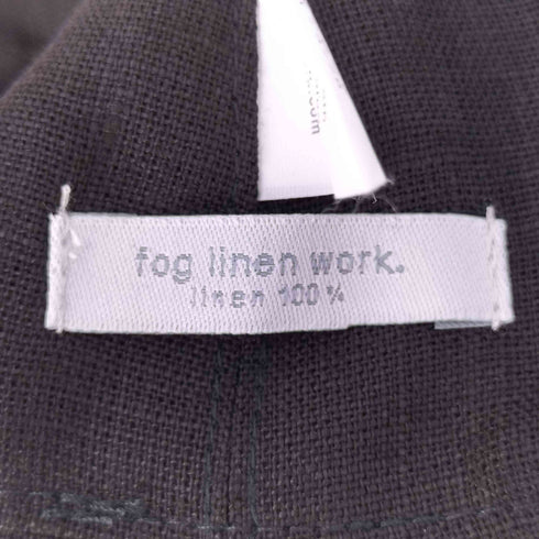 フォグリネンワーク fog linen work リトアニア製 リネンハット レディース