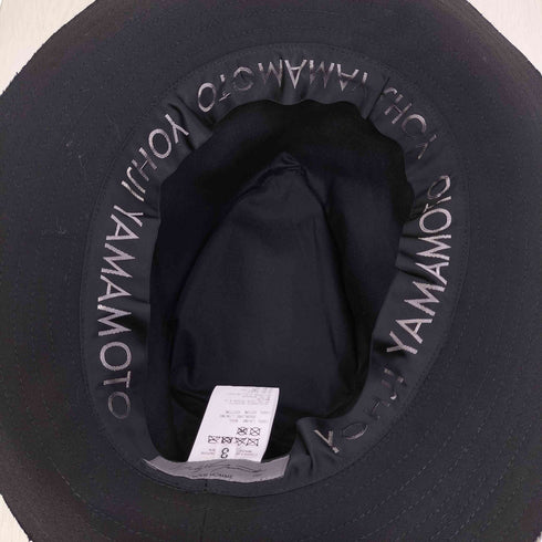 ヨウジヤマモトプールオム Yohji Yamamoto POUR HOMME シワギャバ 6枚ハギハット メンズ 3