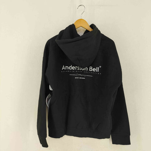 アンダースンベル Andersson Bell FULL NAME LOGO EMBROIDERY HOODIE メンズ import:L