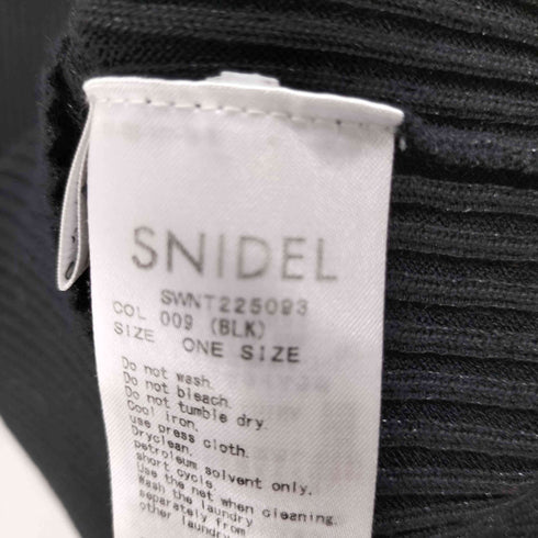 スナイデル snidel スパークルパフスリーブニットプルオーバー レディース ONE SIZE