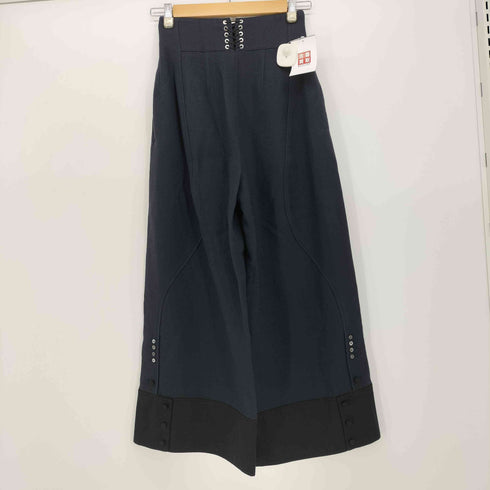 スリーワンフィリップリム 3.1 phillip lim ハイウエスト 裾スイッチング ワイドパンツ レディース JPN:0