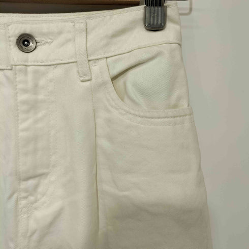 ザラ ZARA WHITE SLOUCHY JEANS レディース USA 0