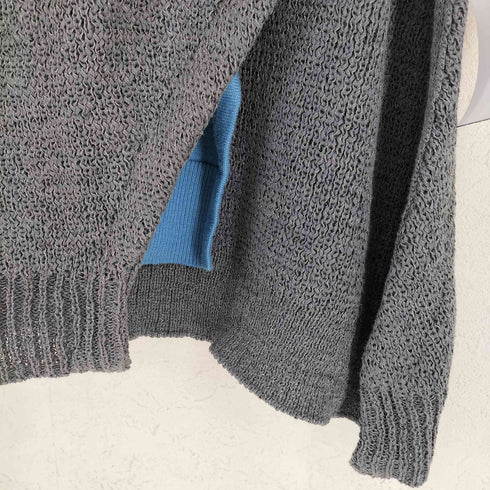 スドーク soduk double layerd slit knit ダブルレイヤードスリットニット レディース ONE SIZE