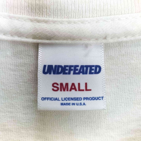 アンディフィーテッド UNDEFEATED USA製 フロントロゴプリント 半袖Tシャツ メンズ S