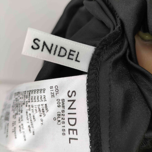 スナイデル snidel 22AW ベルティッドラメチュールボリュームスカート レディース 0