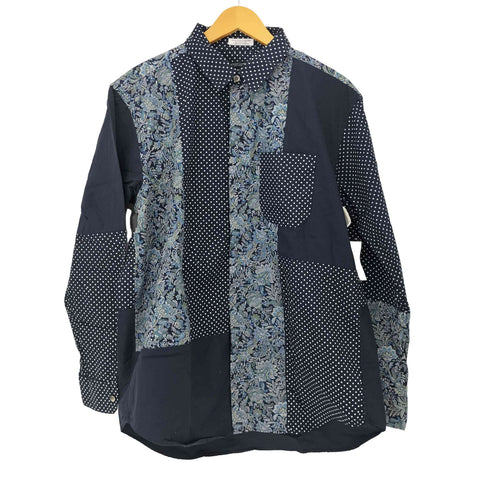 エンジニアードガーメンツ Engineered Garments 22AW Combo Short Collar Shirt - Cotton Big Polka Dot Sateen メンズ JPN:S