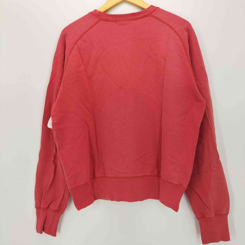 ポロスポーツラルフローレン POLO SPORT RALPH LAUREN 90S 星条旗ロゴ刺繍 ラグランスリーブ V字ガゼット クルーネック スウェット メンズ import:M