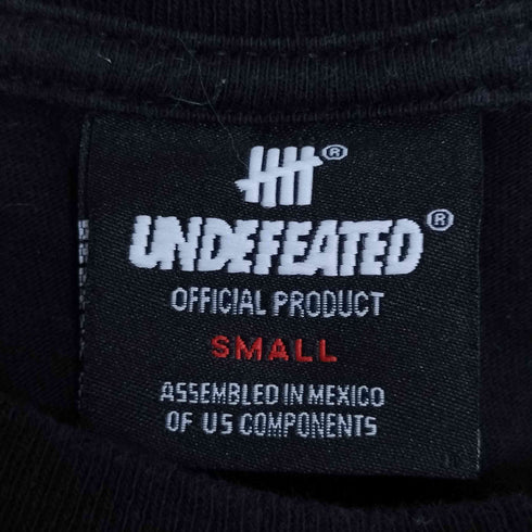 アンディフィーテッド UNDEFEATED フロントロゴ クルーネック ロングスリーブカットソー メンズ S