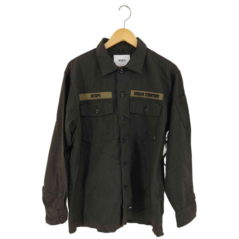 ダブルタップス WTAPS BUDS LS COTTON 212BRDT-SHM02 ミリタリー シャツ メンズ X 02