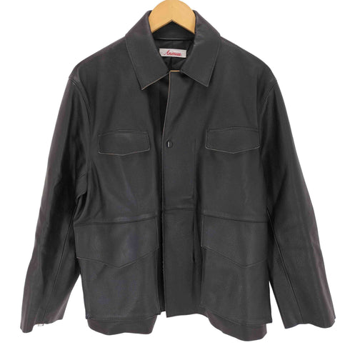 Animus Military Leather Jacket メンズ W0