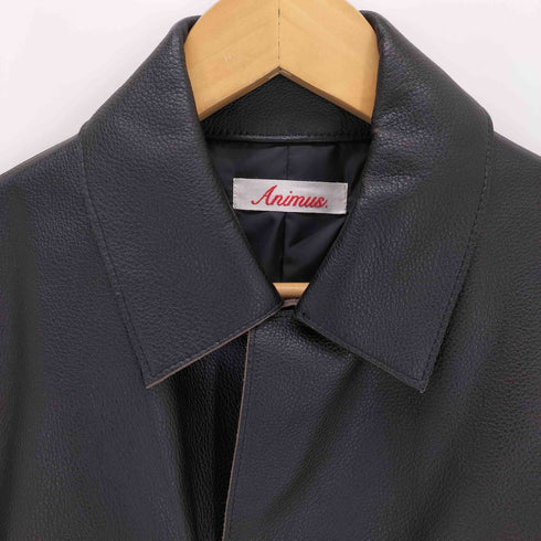 Animus Military Leather Jacket メンズ W0