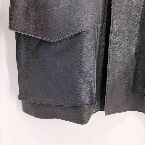 Animus Military Leather Jacket メンズ W0