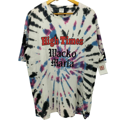 ワコマリア WACKO MARIA ×HIGH TIMES 2024SS TIE DYE CREW NECK T-SHIRT -TYPE 2- Tシャツ タイダイ染め メンズ JPN:XL
