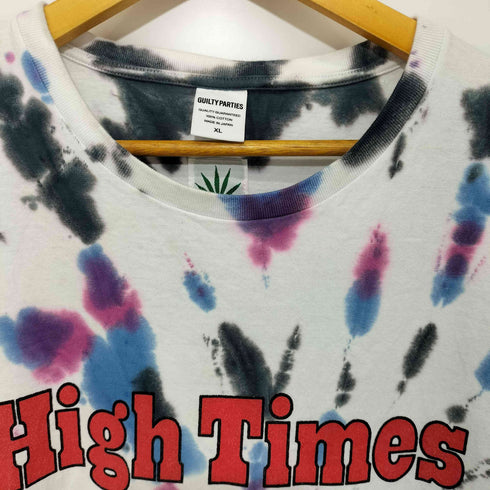 ワコマリア WACKO MARIA ×HIGH TIMES 2024SS TIE DYE CREW NECK T-SHIRT -TYPE 2- Tシャツ タイダイ染め メンズ JPN:XL