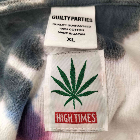 ワコマリア WACKO MARIA ×HIGH TIMES 2024SS TIE DYE CREW NECK T-SHIRT -TYPE 2- Tシャツ タイダイ染め メンズ JPN:XL