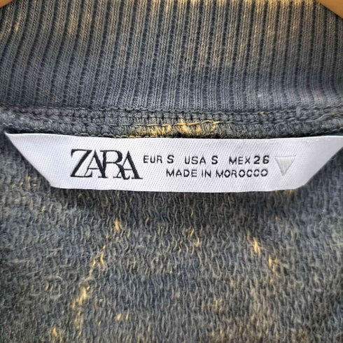 ザラ ZARA WASHED EFFECT CROP TOP レディース JPN:S