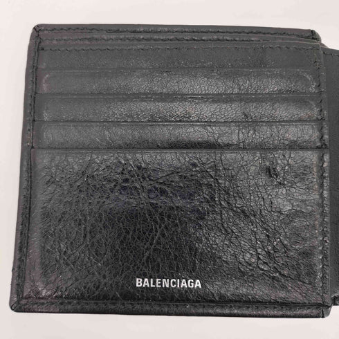 バレンシアガ BALENCIAGA スクエア レザー コンパクトウォレット メンズ
