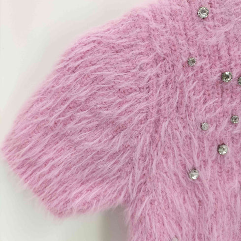 ザラ ZARA ビジュー シャギーニット レディース JPN:M