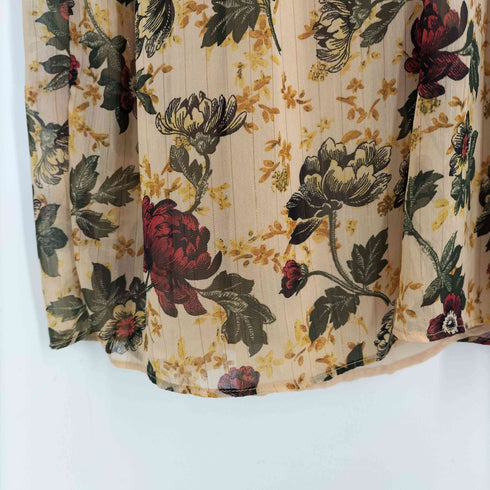 ザラ ZARA フラワープリント ワンピース レディース JPN:XS