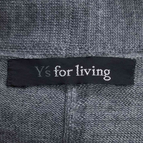 ワイズフォーリビング Ys for living ウール ロングカーディガン レディース