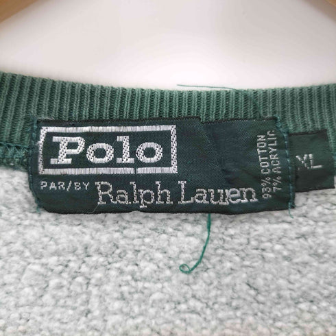 ポロバイラルフローレン Polo by RALPH LAUREN マルチボーダー ポニー刺繍 クルーネックスウェット メンズ JPN:XL